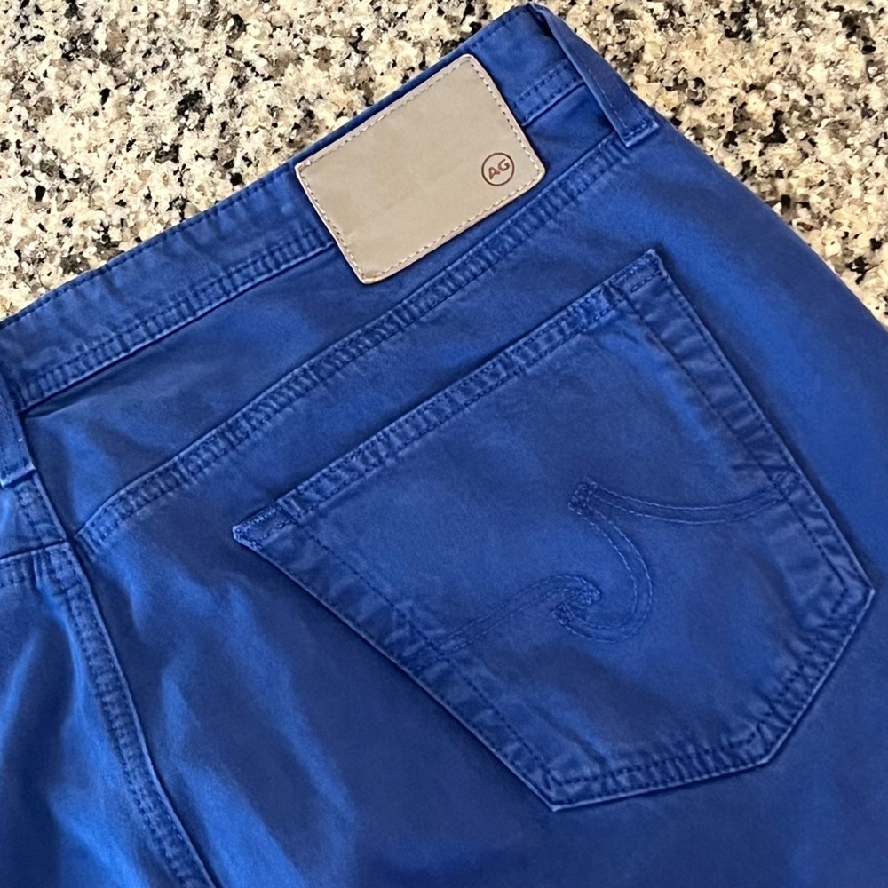 AG Adriano Goldschmied The Graduate Pants Mens 36x34 Blue Tailored Leg - Picture 5 of 14